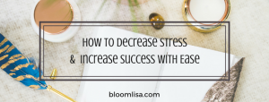 Increase happiness, decrease stress with this awareness. - @BloomLisa