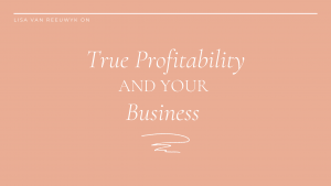 True Profitability and Your Business Blog Banner